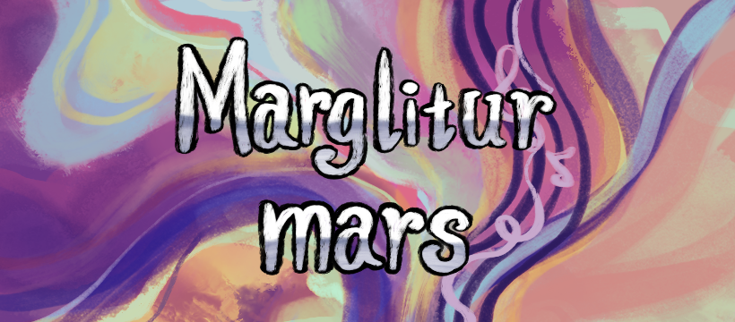 Marglitur Mars - listsýning Einhverfusamtakanna, Nýsköpunarsetrinu við Lækinn Hafnarfirði