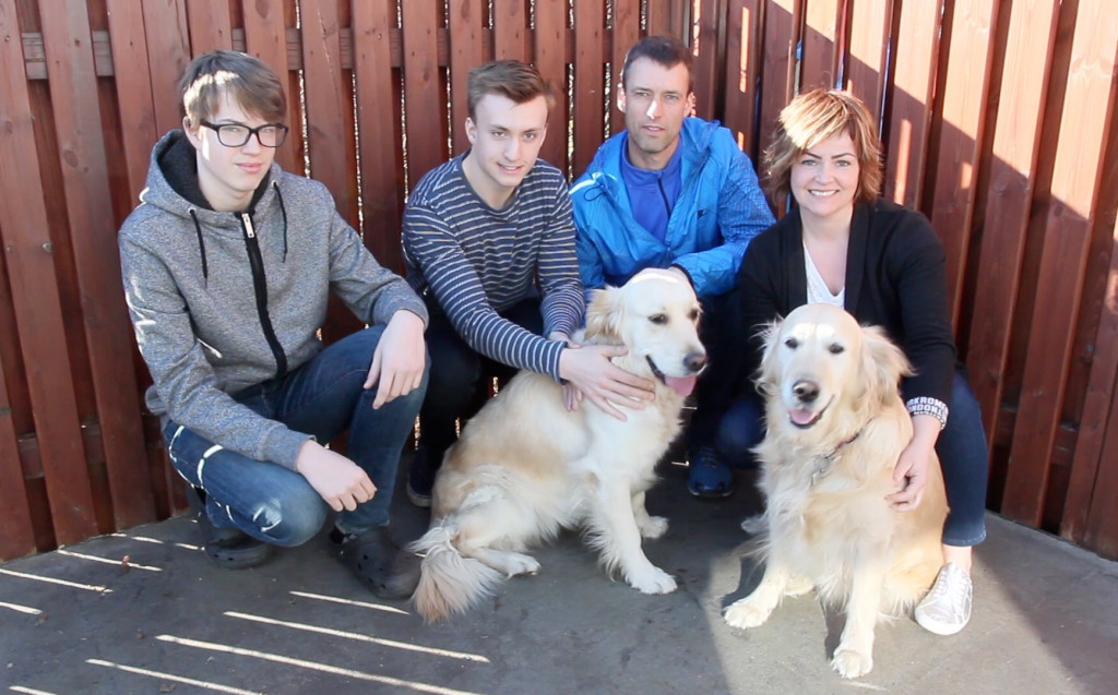 Daníel Arnar og fjölskylda