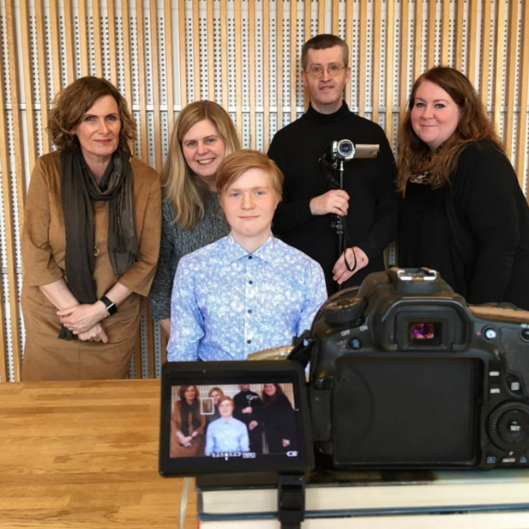 Laufey, Þóra, Alexander, Eiður og Elín