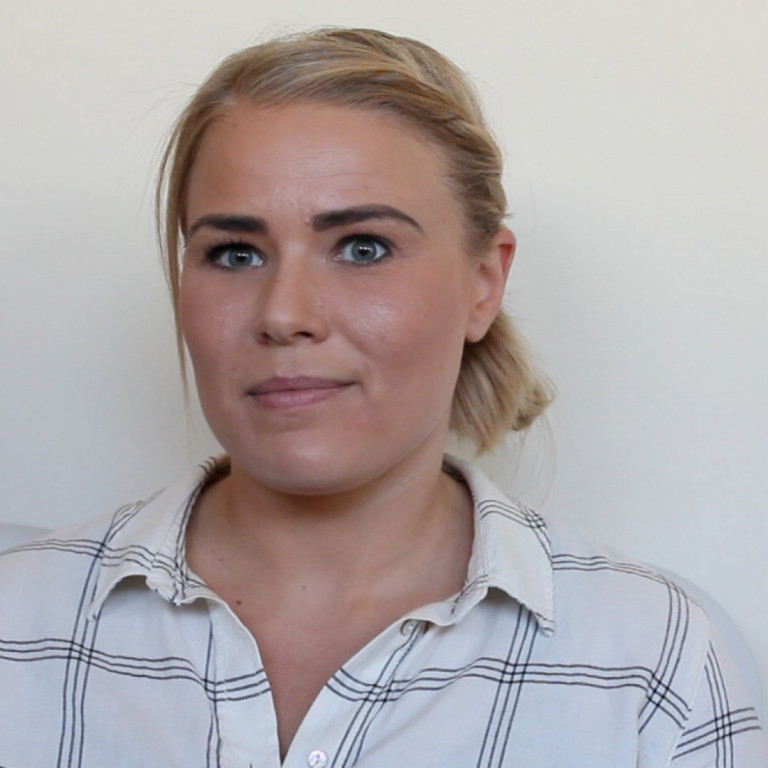 Linda Hrönn umsjónarmaður hjá Hugsuðunum