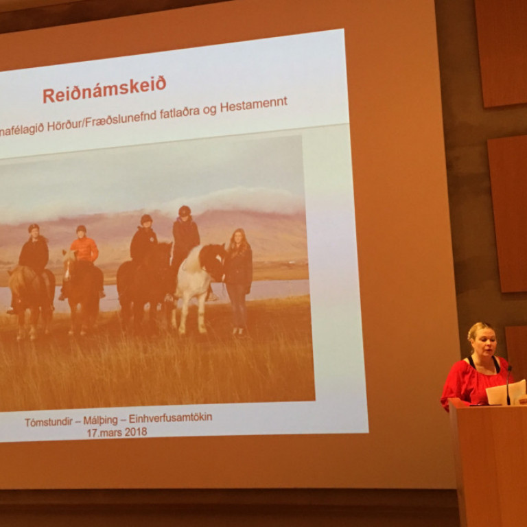 Hestamannafélagið Hörður - Auður Sigurðardóttir formaður fræðslunefndar