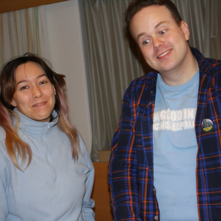 Mamiko Dís Ragnarsdóttir og Svavar Kjarrval