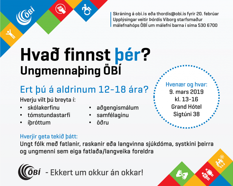 Ungmennaþing ÖBÍ - Hvað finnst þér?