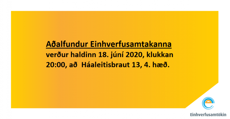 Aðalfundur Einhverfusamtakanna