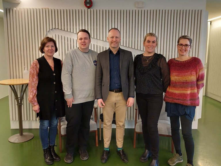 Sigrún, Svavar, Guðmundur Ingi, Hildur Valgerður, Guðlaug Svala.