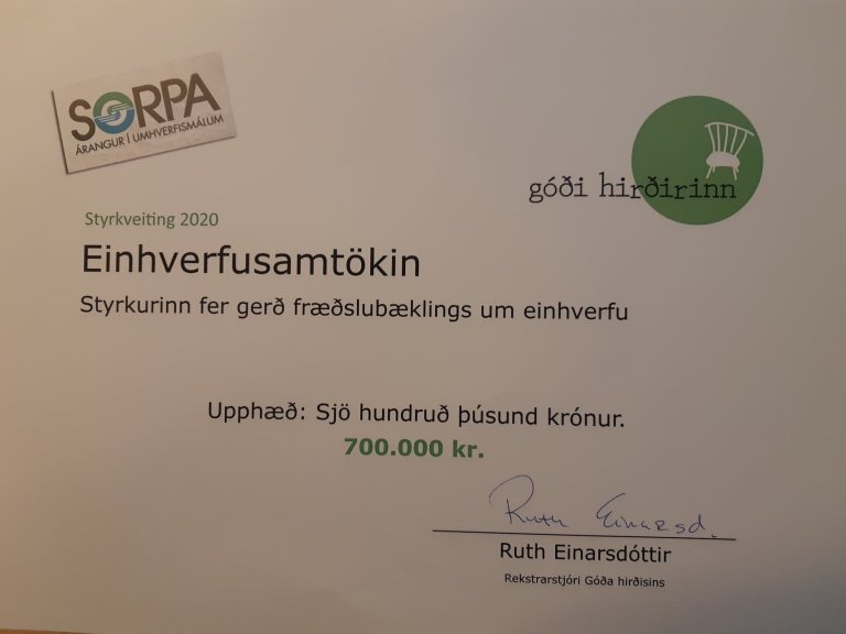 Styrkur frá Góða hirðinum / Sorpu