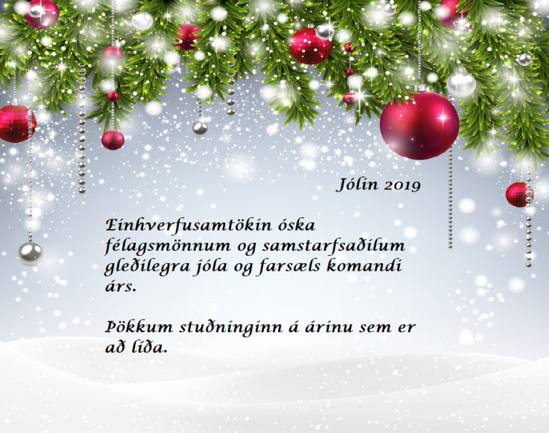 Jólakveðja frá Einhverfusamtökunum