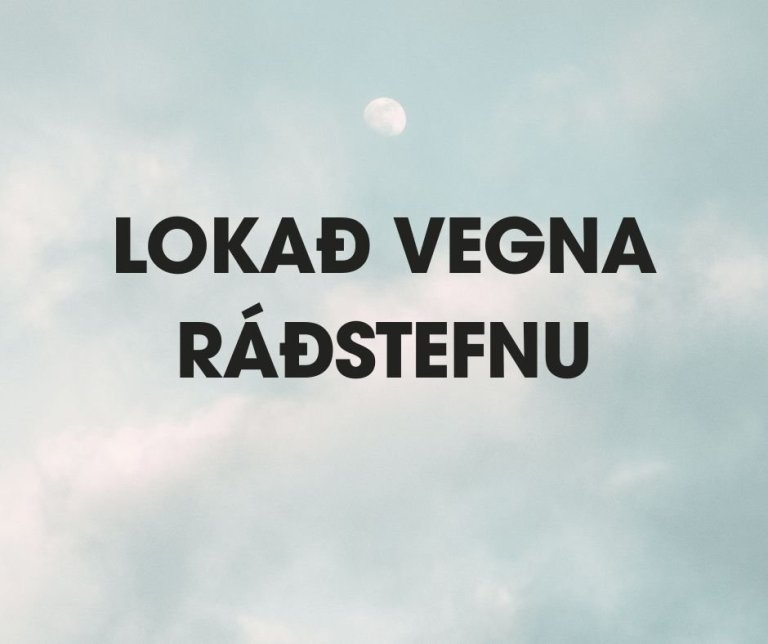 Lokað vegna ráðstefnu